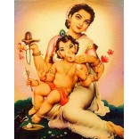 Goddess Parvati with Ganesha